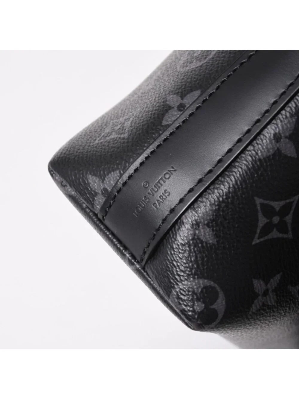Louis Vuitton District MM Monogram Eclipse Shoulder Bag Black